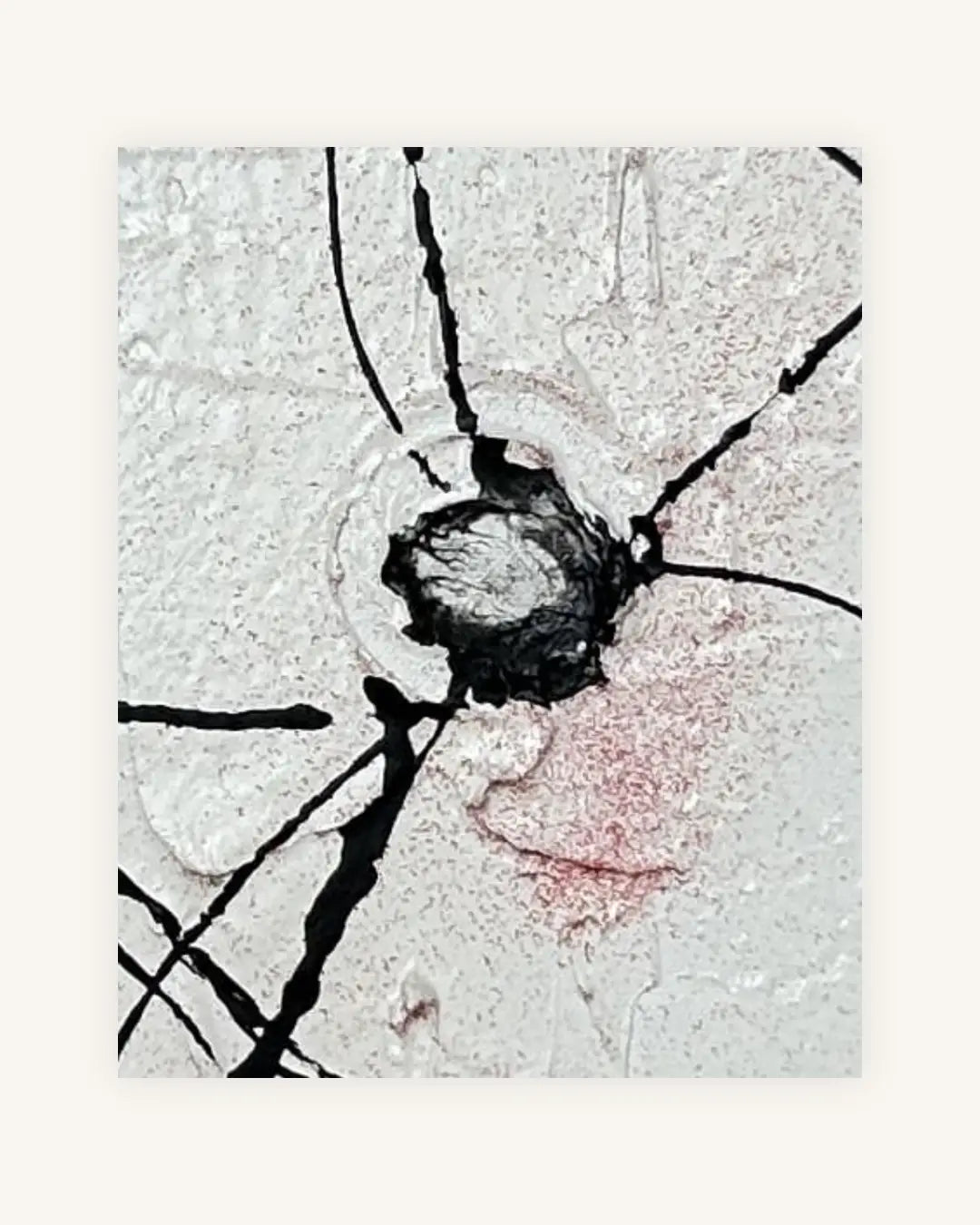 Das Netz 2 Original Kunstwerk 2011 signiert mit Echtheitszertifikat auf Wunsch gerahmt 3