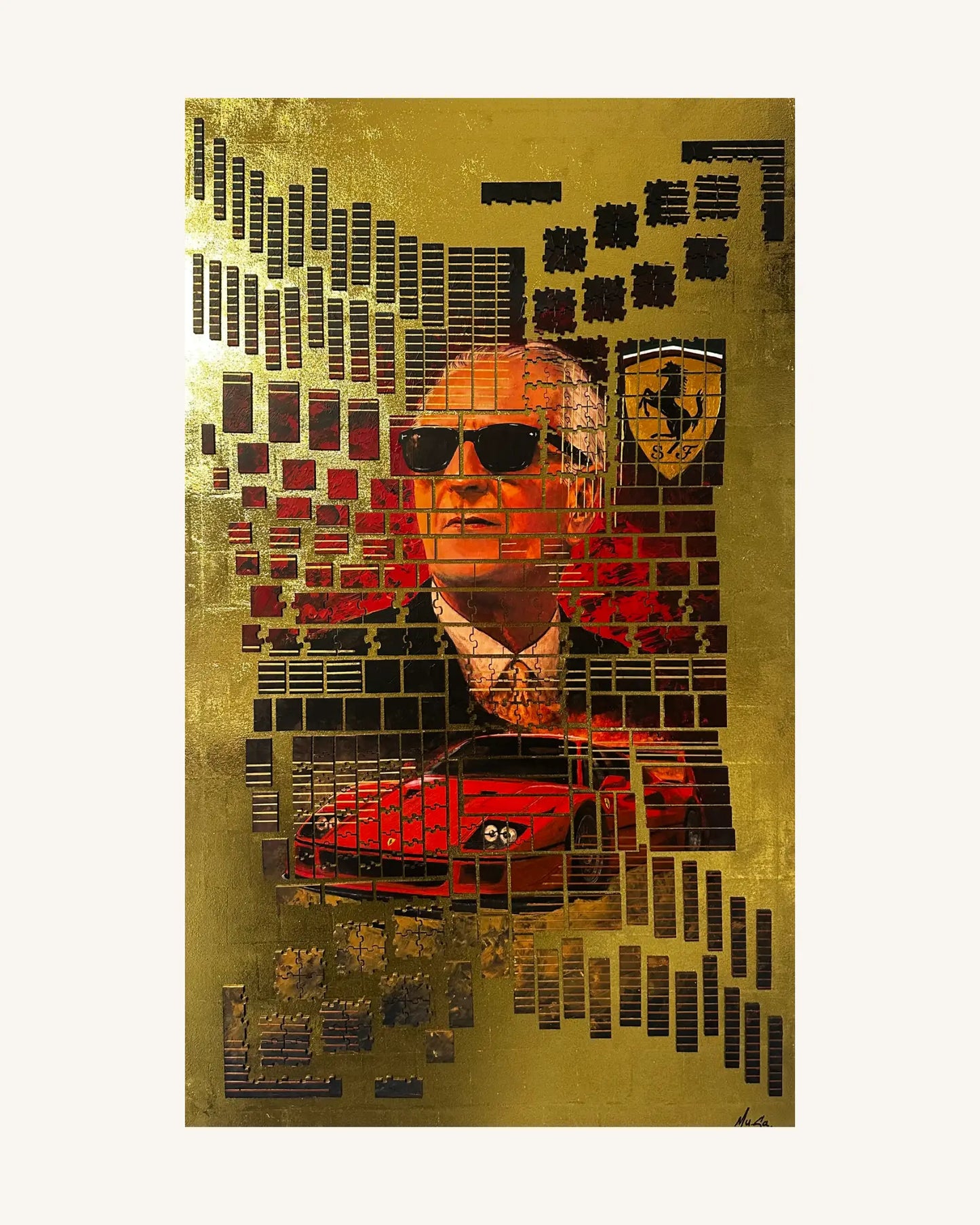 Enzo Ferrari F40  meets Puzzle 0