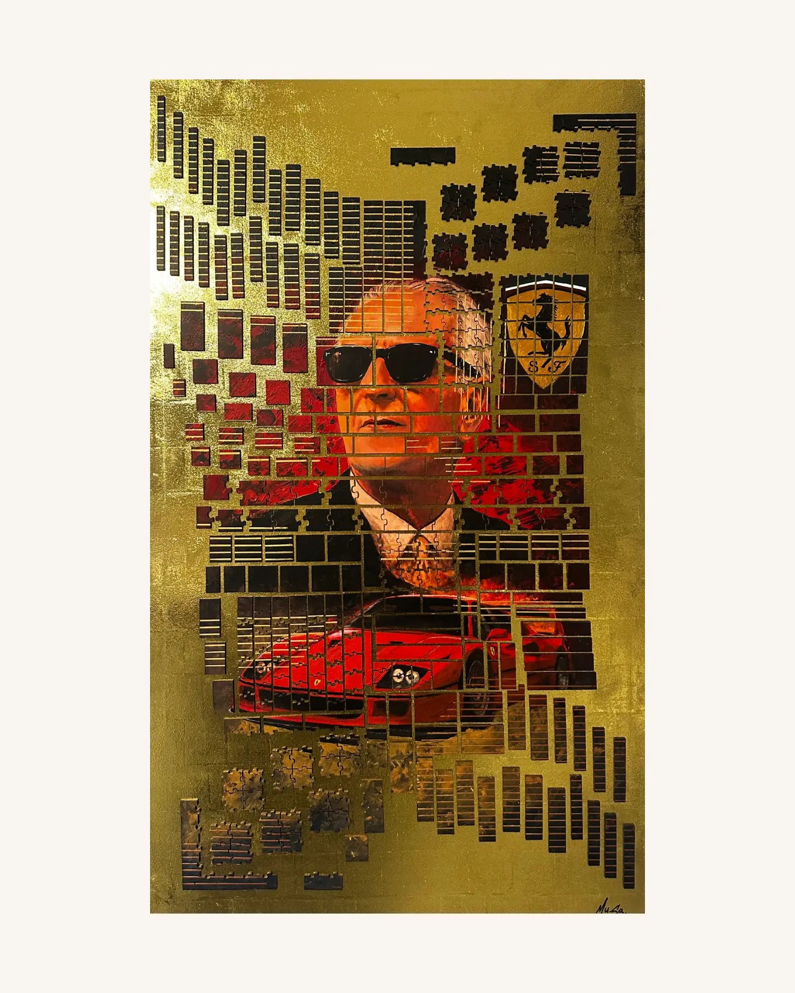 Enzo Ferrari F40  meets Puzzle 0