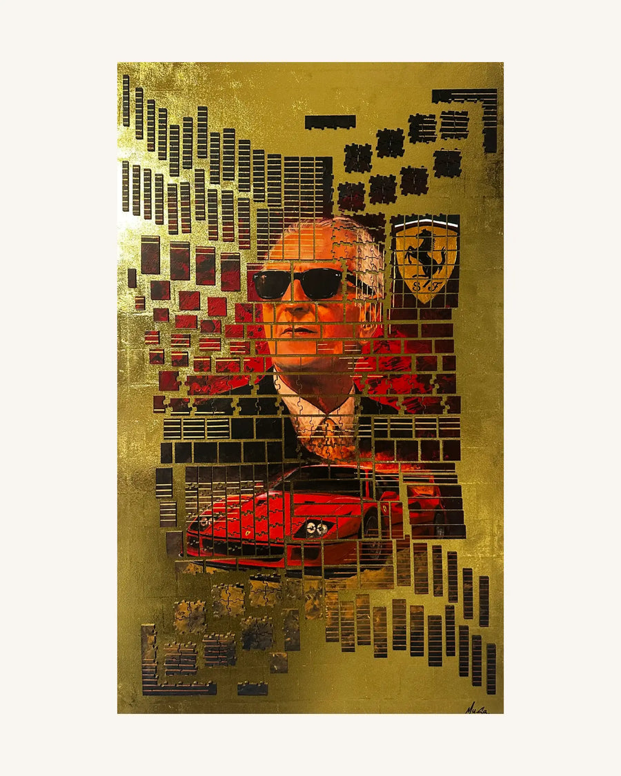 Enzo Ferrari F40  meets Puzzle 0