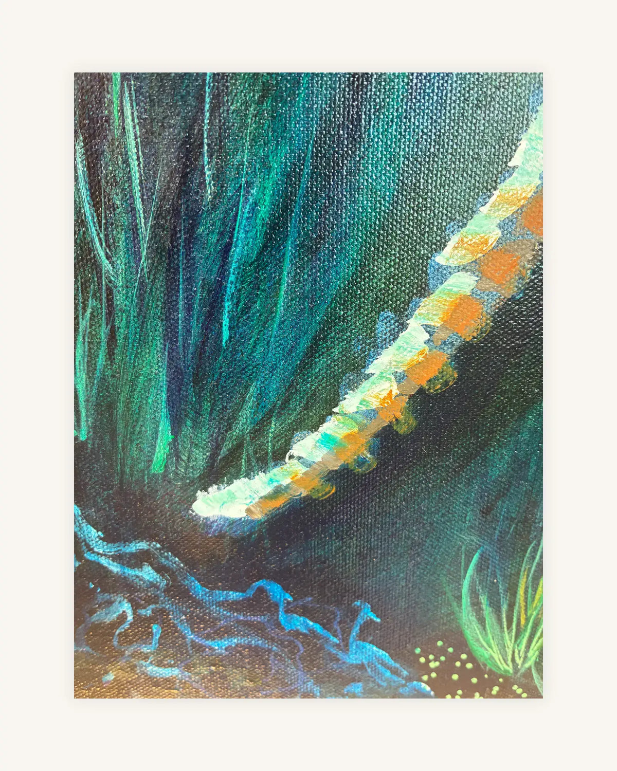 Sea Horse and Floral Fantasy 4
