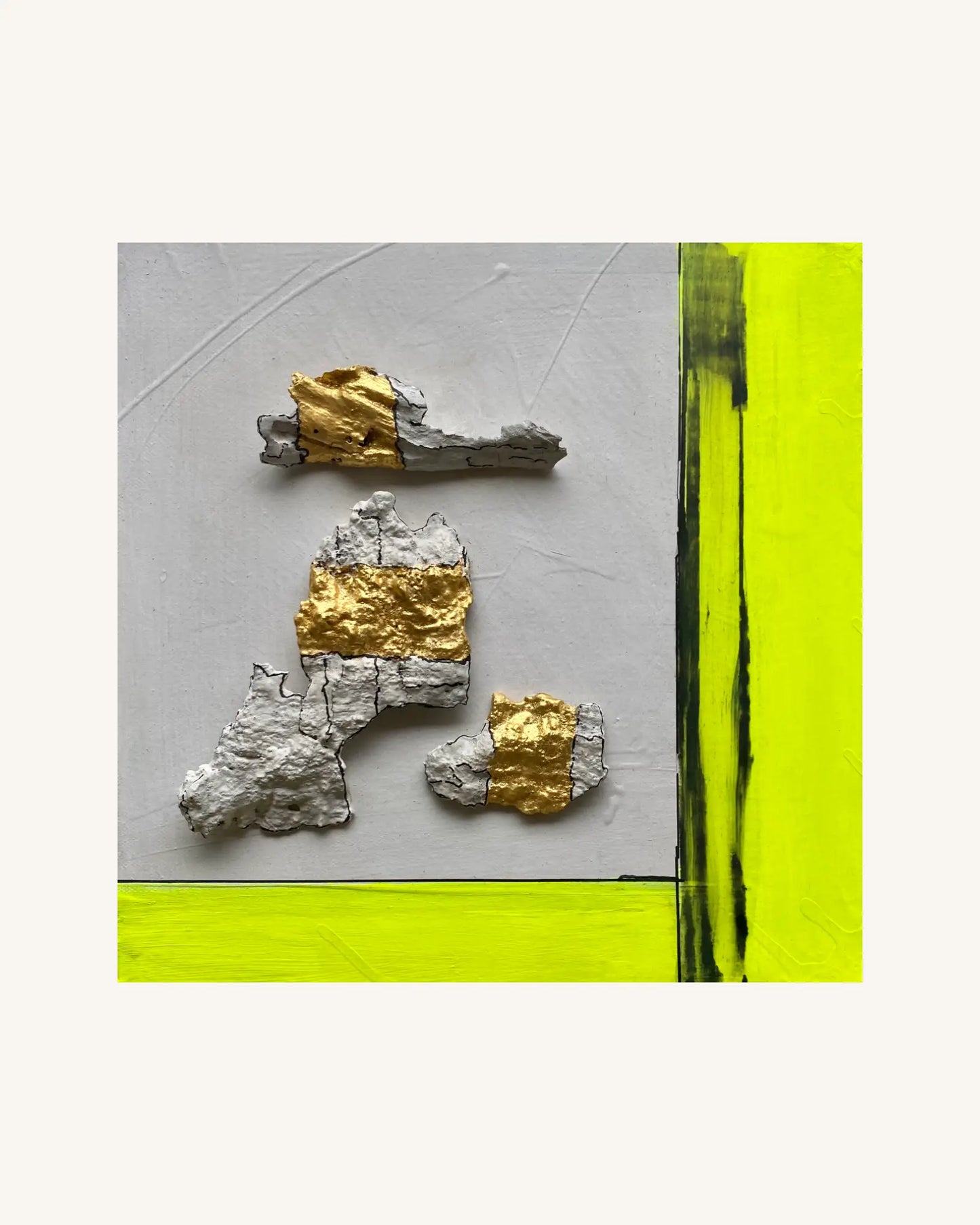 Golden barks with neoyellow 0