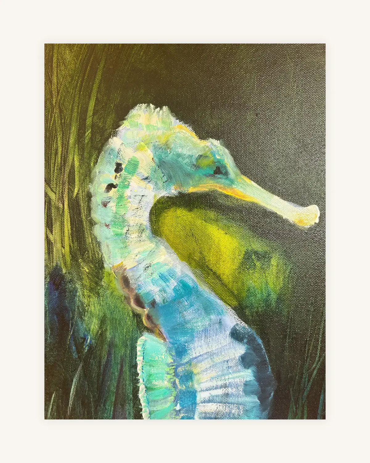 Sea Horse and Floral Fantasy 1
