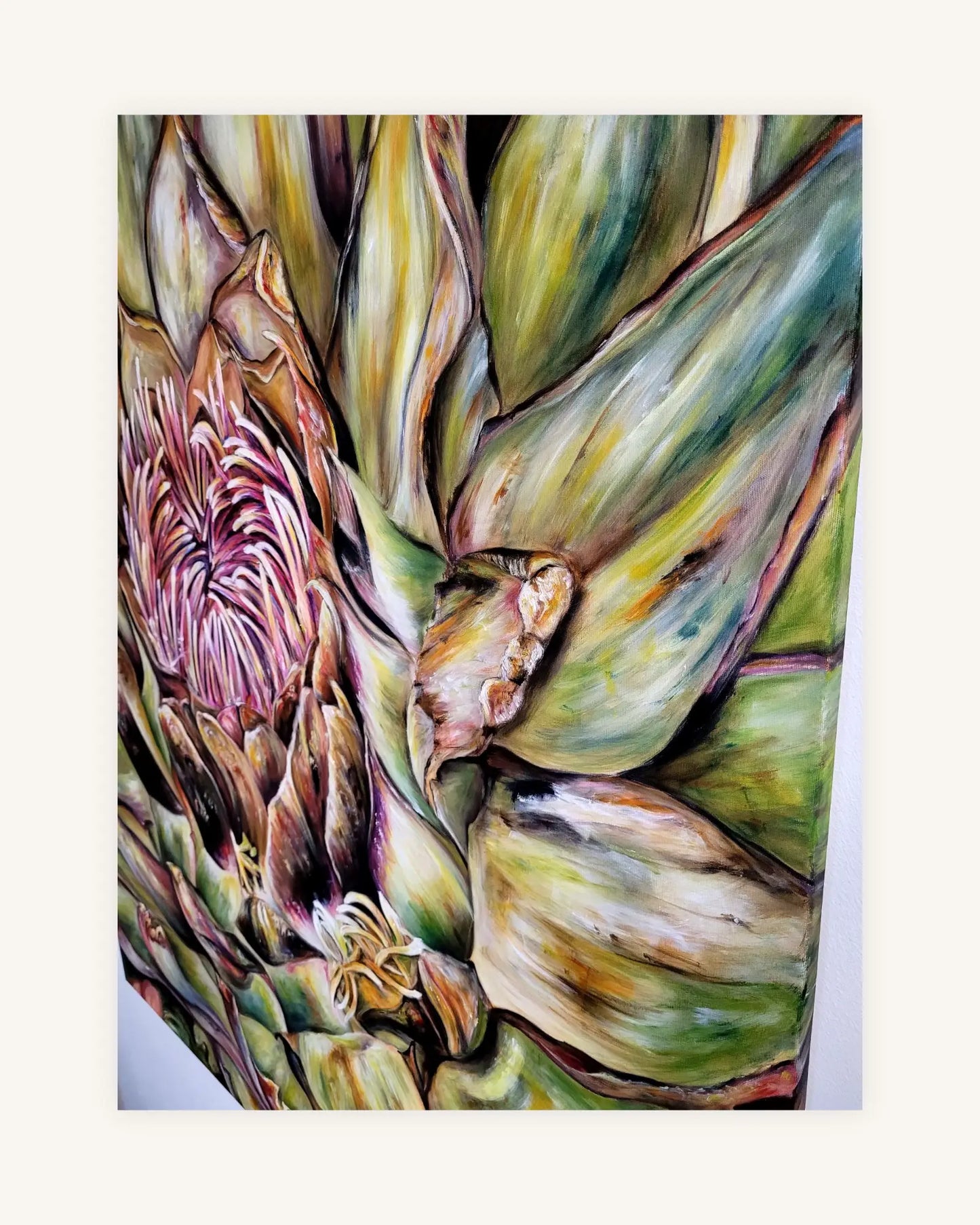 Artischocken in Blüte 8