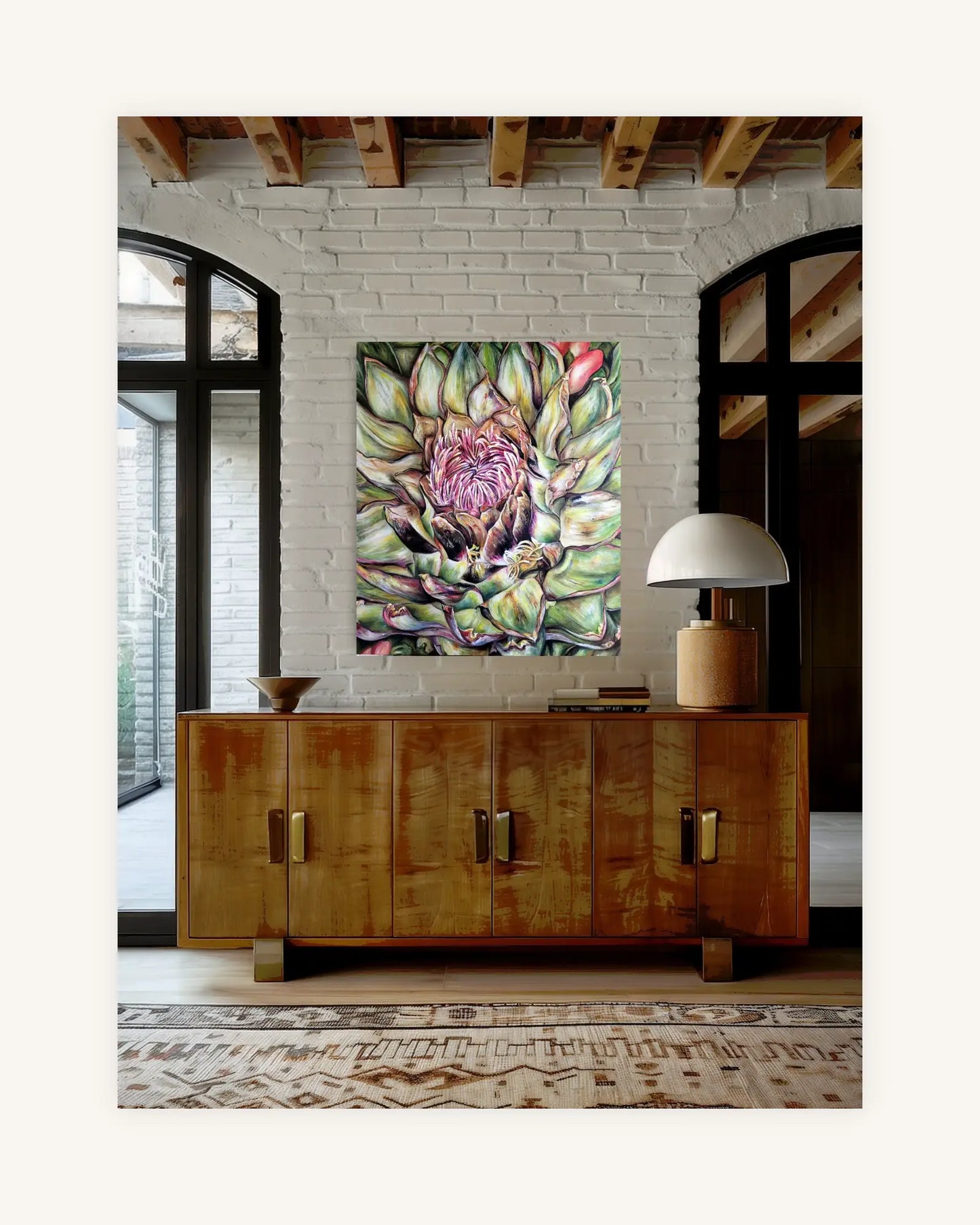 Artischocken in Blüte 2