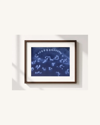 Kosmische Botschaft dunkelblau | Cosmic Message dark blue 1