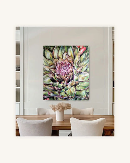 Artischocken in Blüte 4
