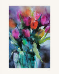 Tulpen in Rot, Orange und Violett I Chromatic Presence 0