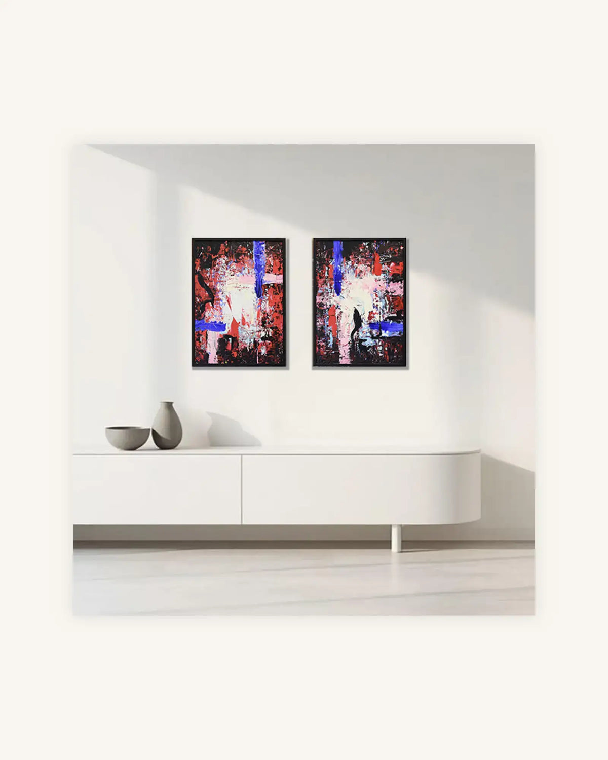 Ohne Titel 15 & 16, Diptychon 1