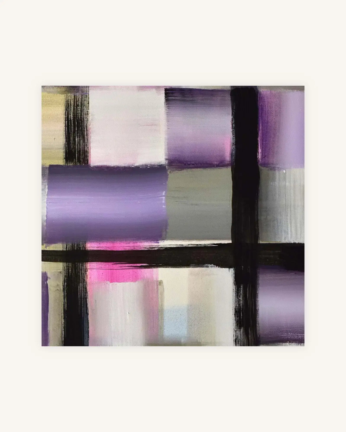 Abstrakt Grau 1 & 2, Diptychon 3