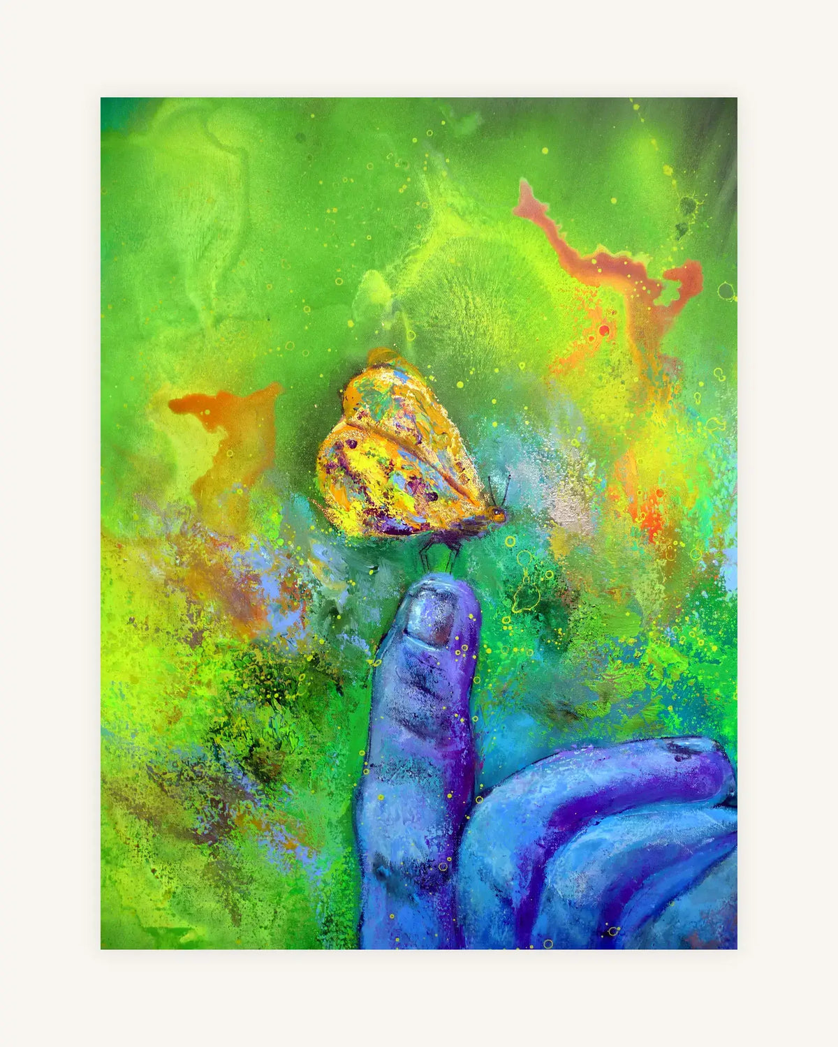 Gorilla mit Schmetterling- Karabo 8