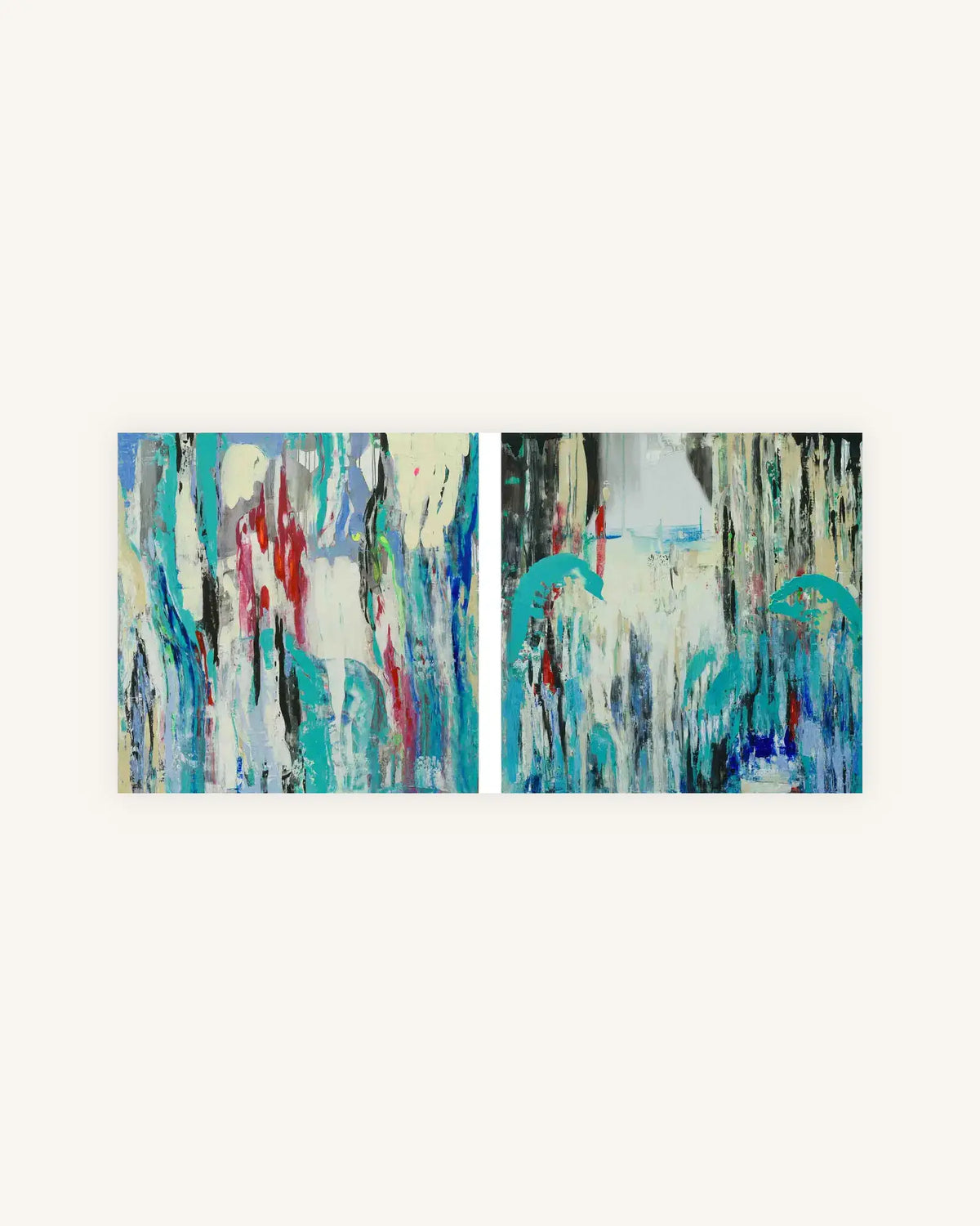 Ohne Titel No. 2 & 3, Diptychon