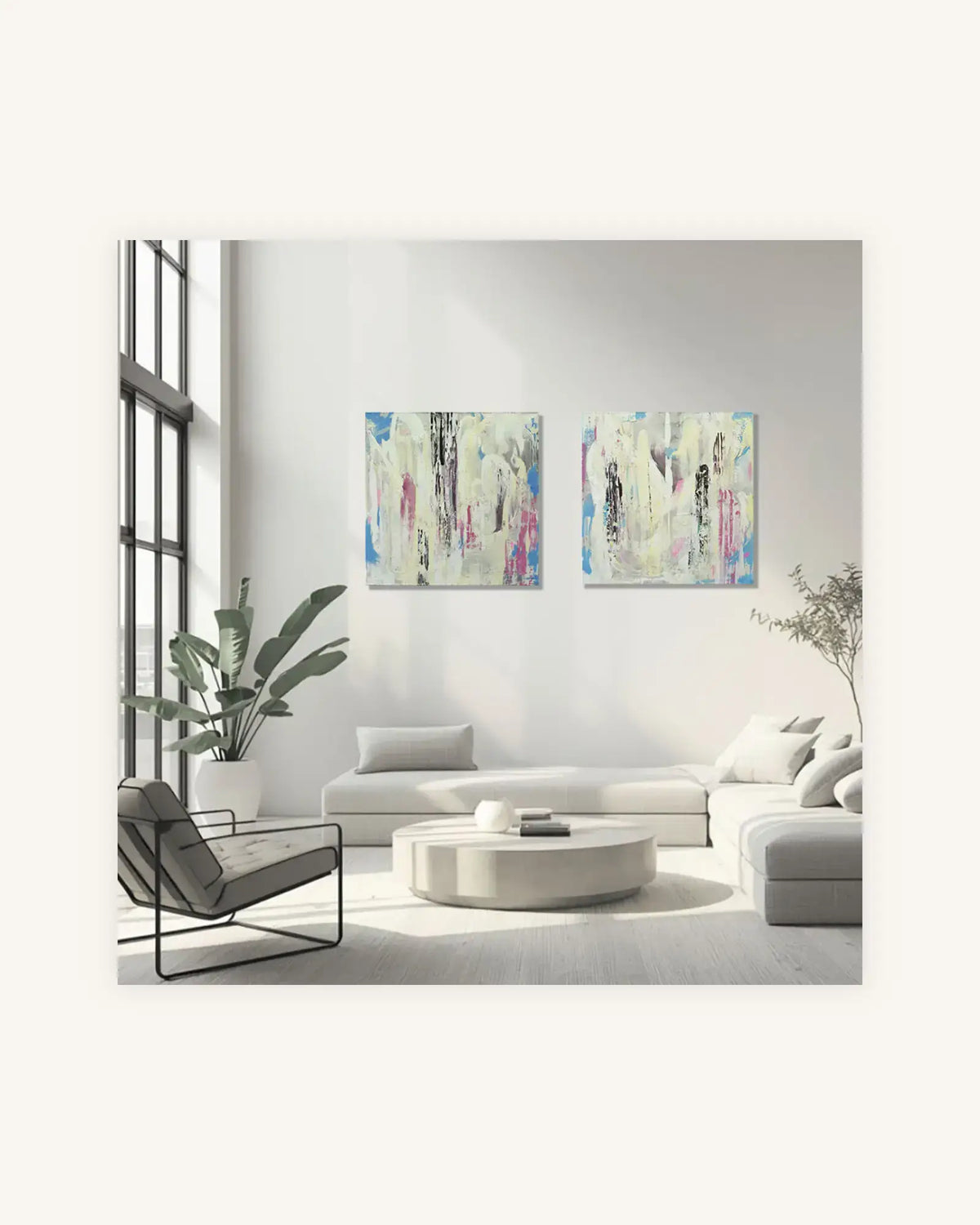 Ohne Titel No. 4 & 5, Diptychon 1