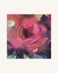 Rote Rosen in leuchtend Rot und Grüntönen I  Crimson Presence 1