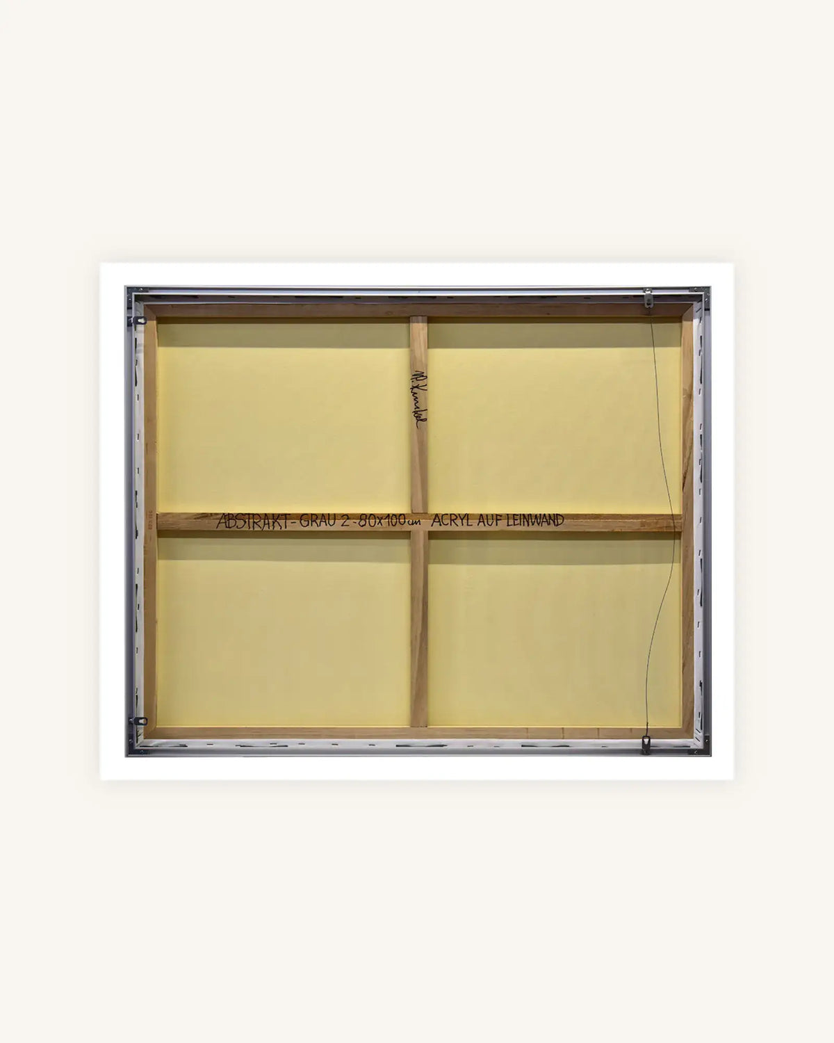 Abstrakt Grau 1 & 2, Diptychon 7