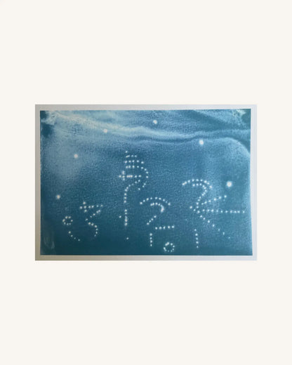Mond Frequenzen Code blau | Moon Frequencies Code bright blue 0