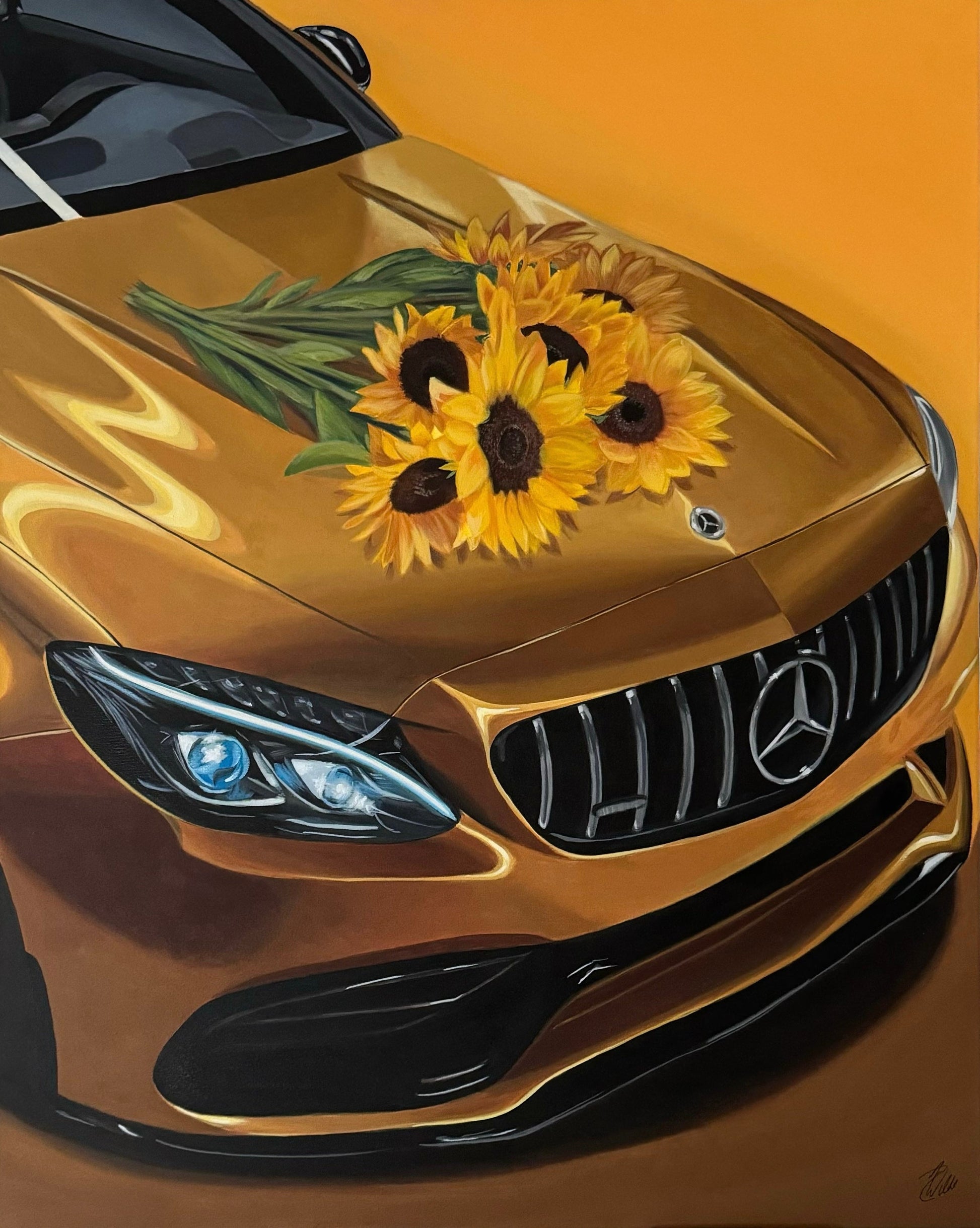 Golden Sunflowers 1
