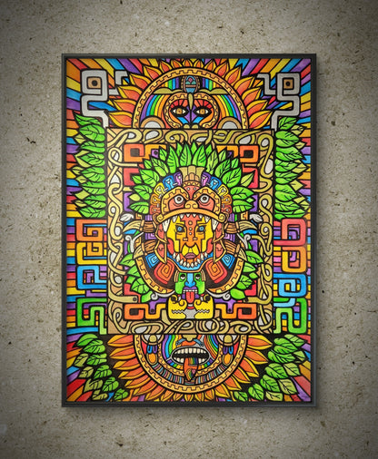 Das Herz am rechten Fleck Format 59,4x84,1 cm Technik Mixed Media