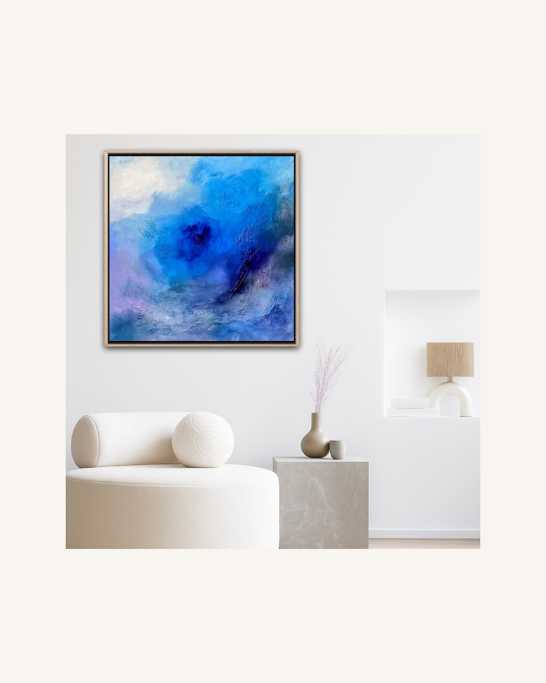Ein Spiel aus Blau und Violett 2