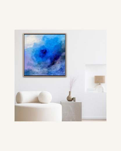 Ein Spiel aus Blau und Violett 2