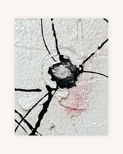 Das Netz 2 Original Kunstwerk 2011 signiert mit Echtheitszertifikat auf Wunsch gerahmt 3
