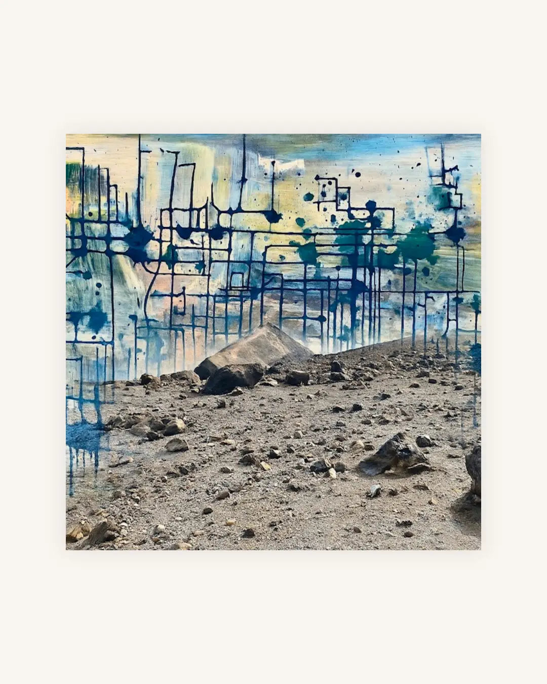 Blueprint of Silence - Volcanic Ground Edition 5 +2 AP auf Wunsch gerahmt