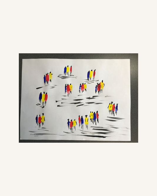 Colourful people 0
