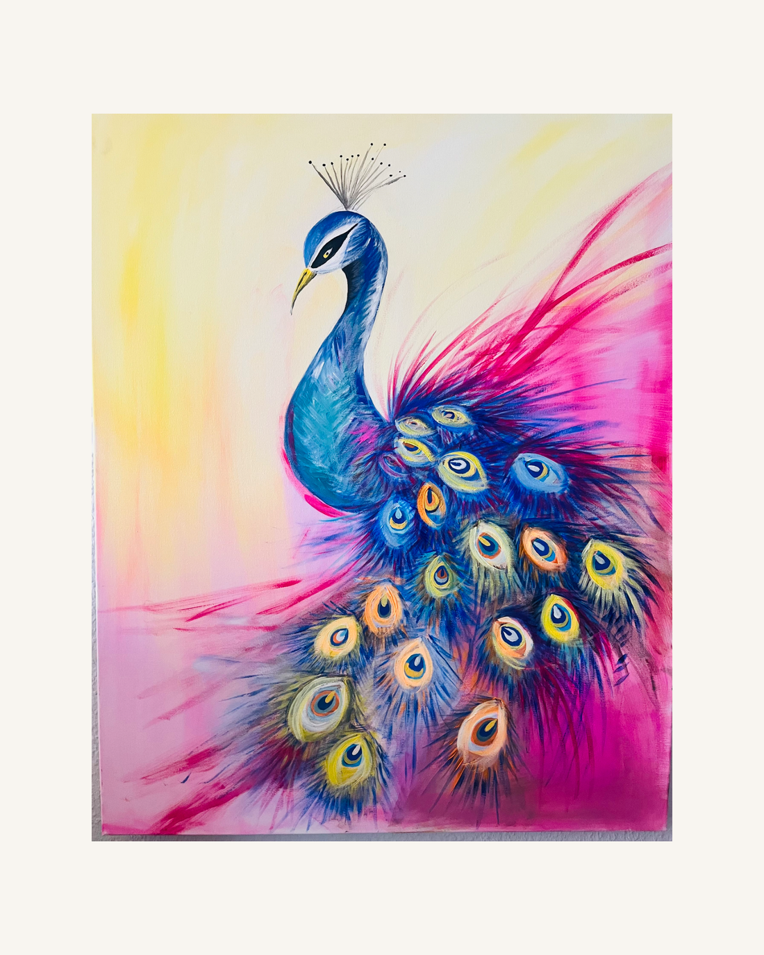 König der Farben-Leuchtender Pfau