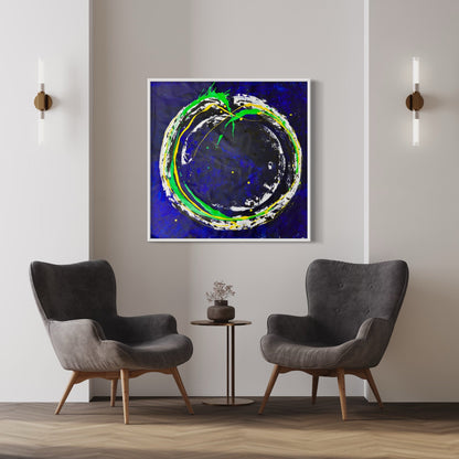 Life is a circle (blue) 0