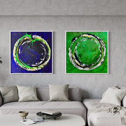 Life is a circle (blue) 4