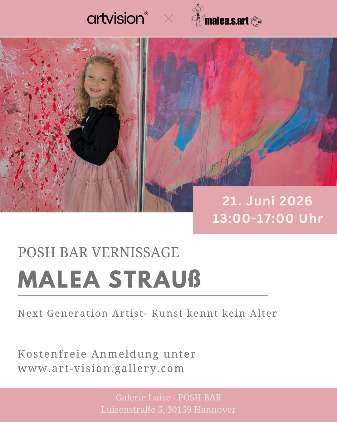 Vernissage Malea Strauß 21.06 - POSH BAR