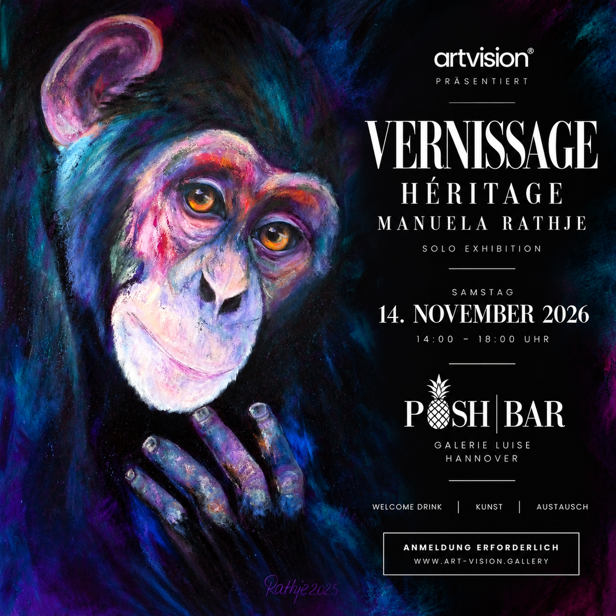 HÉRITAGE – Vernissage mit Manuela Rathje