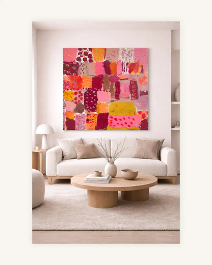 B U N T E R    T E P P I C H | 13.07.2025 | Unikat | Handsigniert auf der Rückseite | Acrylic on Canvas | Unique Piece 1