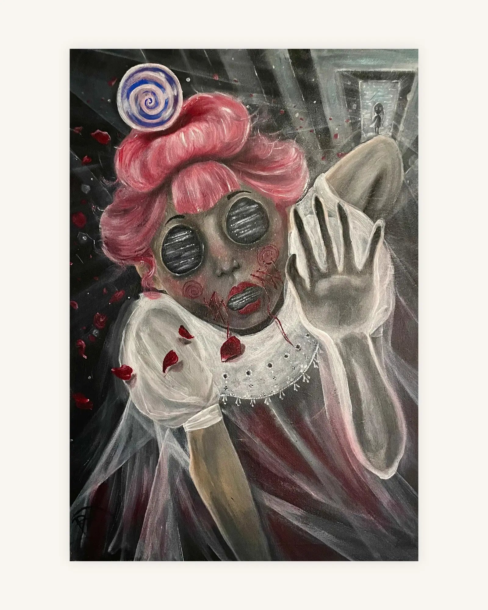Nightmares on TV (Acryl auf Leinwand) 0