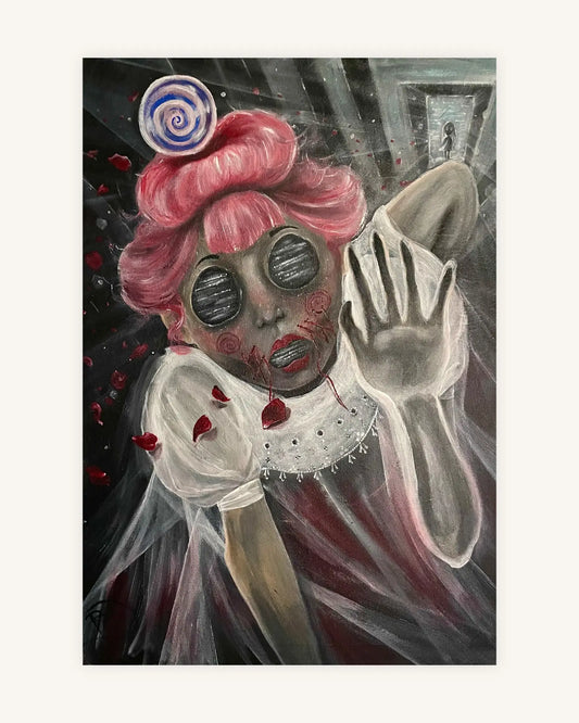 Nightmares on TV (Acryl auf Leinwand) 0