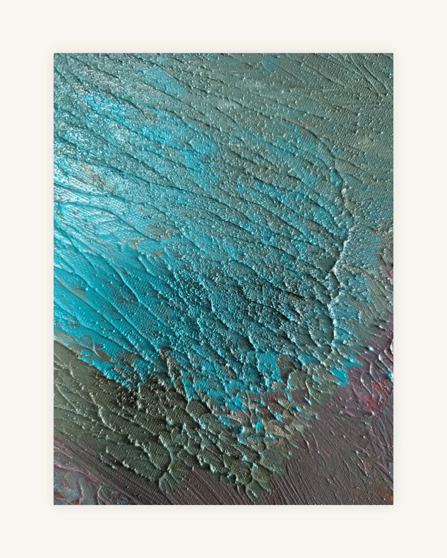 P A P A G E I | WERK 1 Entstanden im Alter von nur drei Jahren | Teil einer exklusiven Zweier-Serie  Mischtechnik auf Leinwand | 50 × 70 cm | Unikat | signiert | gerahmt 2