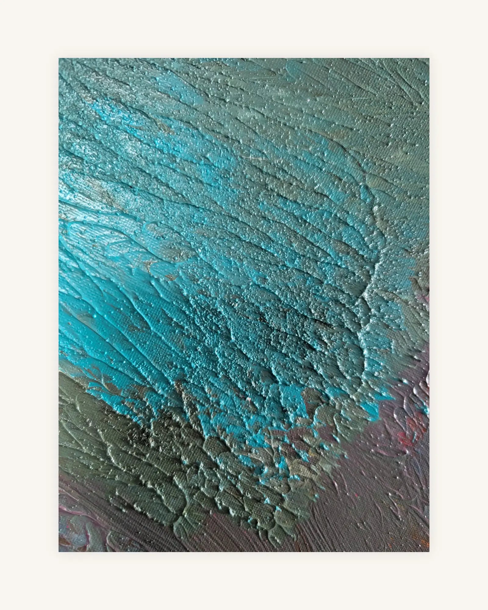 P A P A G E I | WERK 1 Entstanden im Alter von nur drei Jahren | Teil einer exklusiven Zweier-Serie  Mischtechnik auf Leinwand | 50 × 70 cm | Unikat | signiert | gerahmt 2