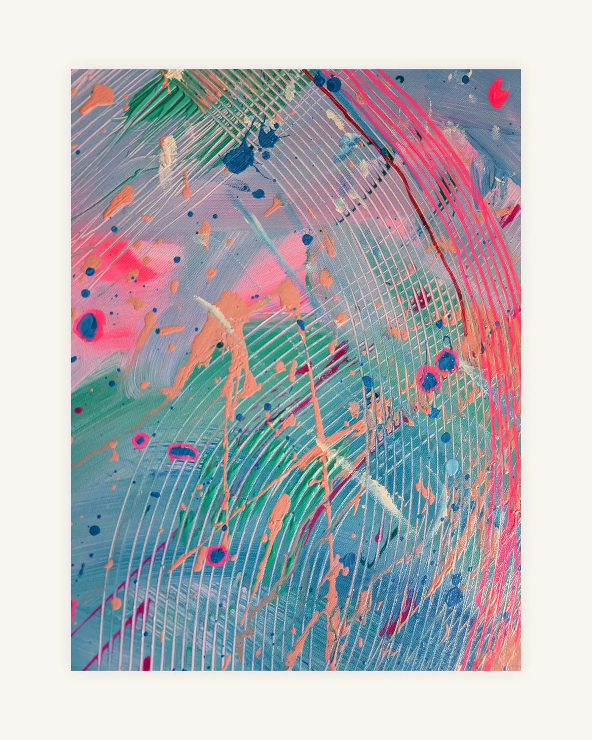 S T R E I F I | 02.10.2024 | Handsigniert auf der Rückseite | Acrylic on Canvas | Unique Piece 2