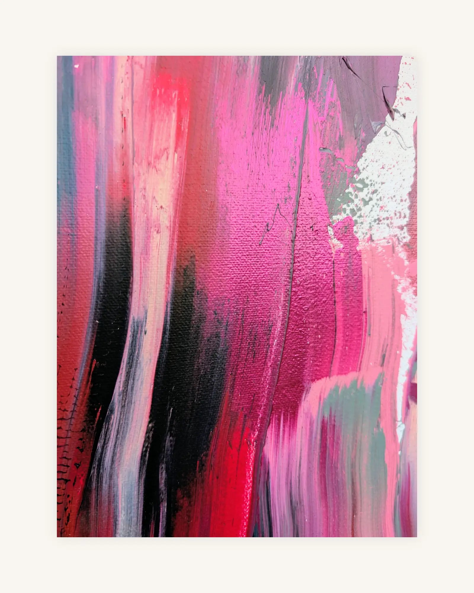 3D | Intuitives Unikat | Acryl auf Leinwand | Handsigniert auf der Rückseite 3