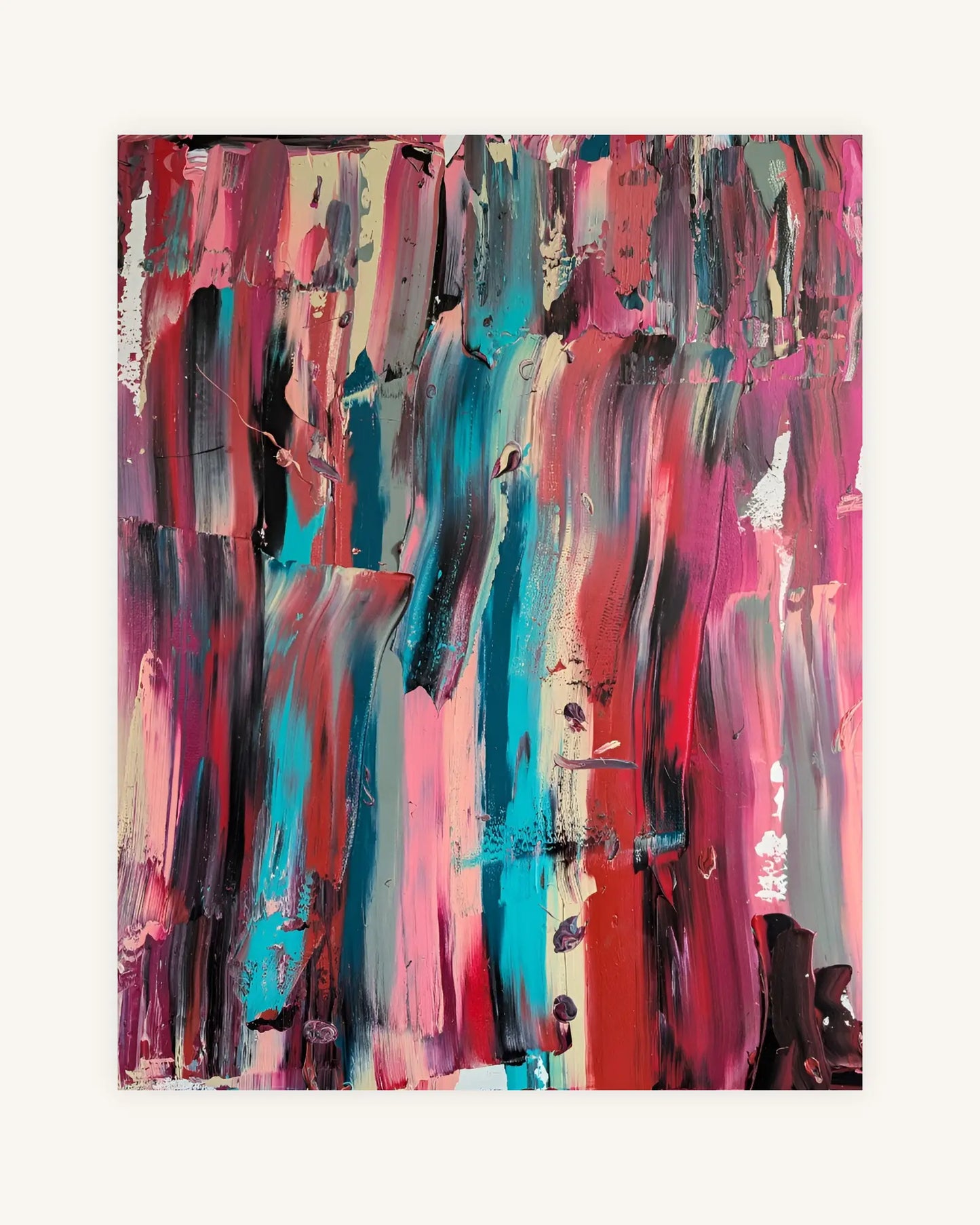 3D | Intuitives Unikat | Acryl auf Leinwand | Handsigniert auf der Rückseite 0