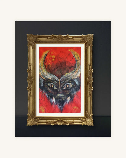 Peaceful Fire Soul in Red 1