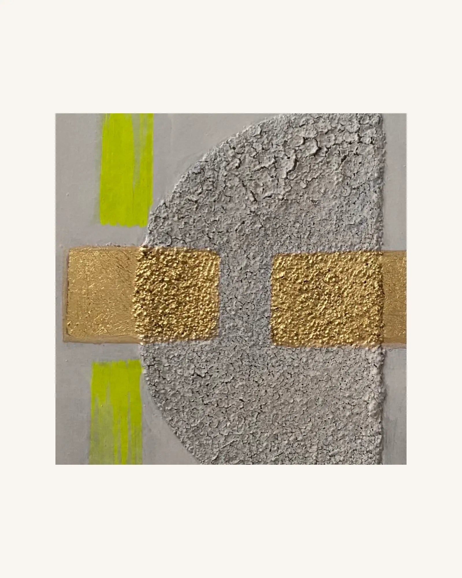 Circle with neoyellow stripe 1