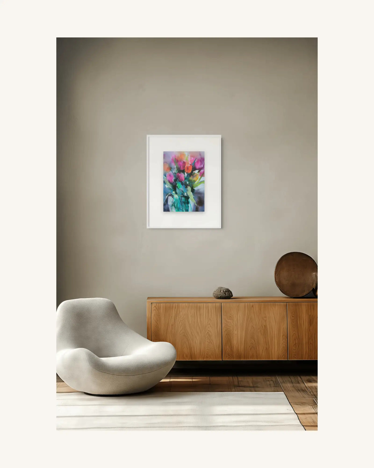 Tulpen in Rot, Orange und Violett I Chromatic Presence 6