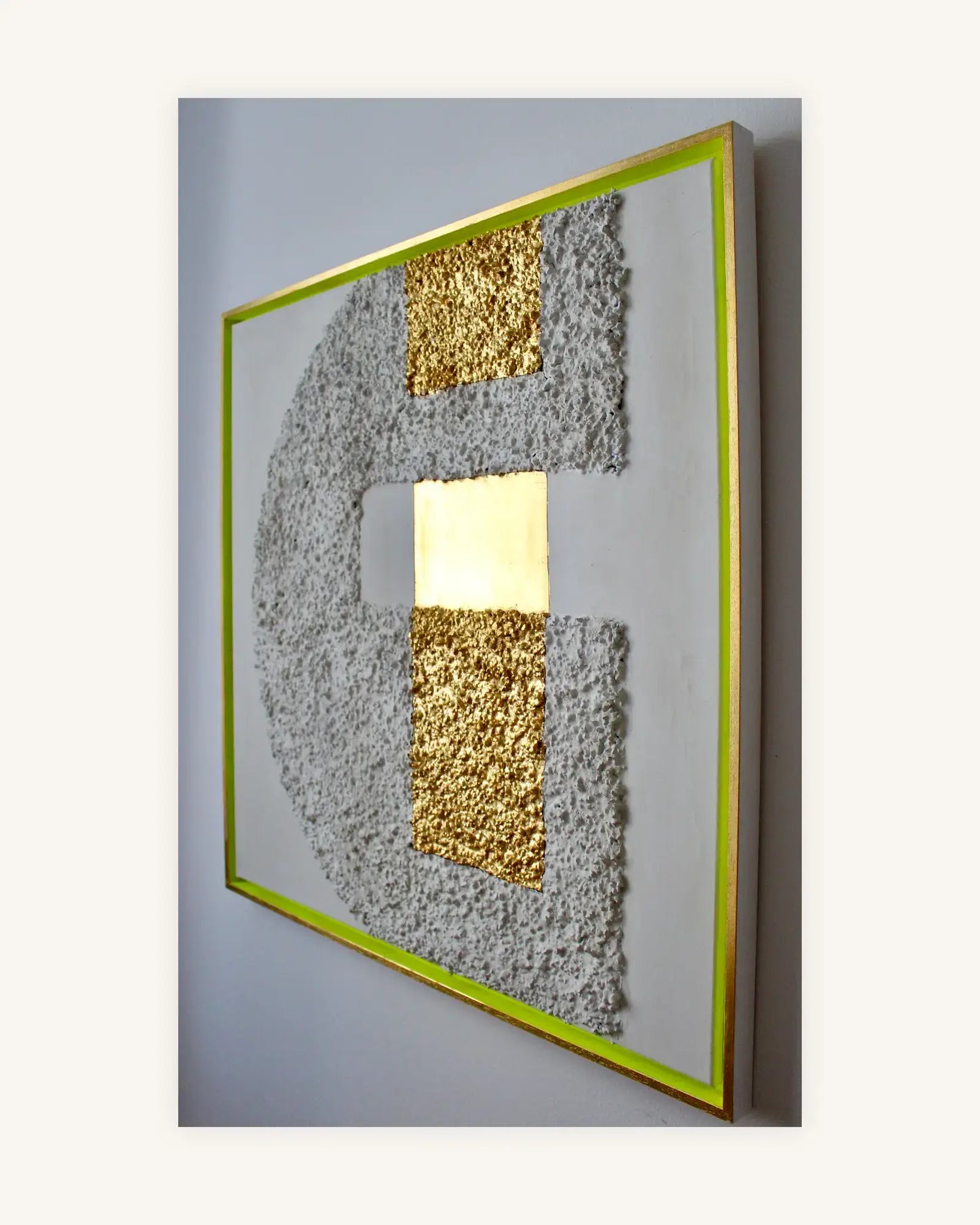 Gold and Stone with Neo-yellow 1
