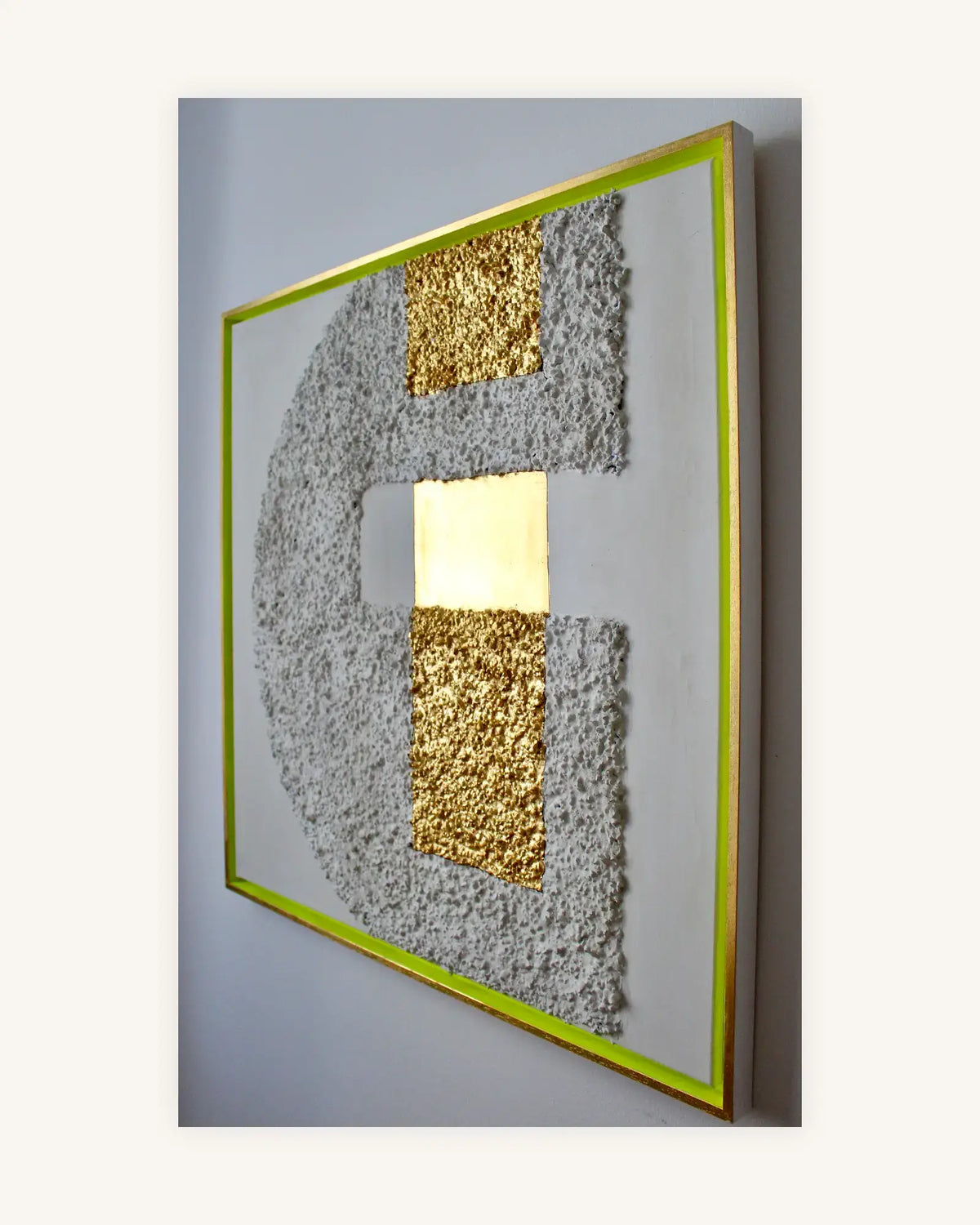 Gold and Stone with Neo-yellow 1