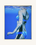 POOL Edition Line Extension No 36 - I/XX Fine Art Print auf Leinwand in Schattenfuge weiß, partiell handbemalt 0