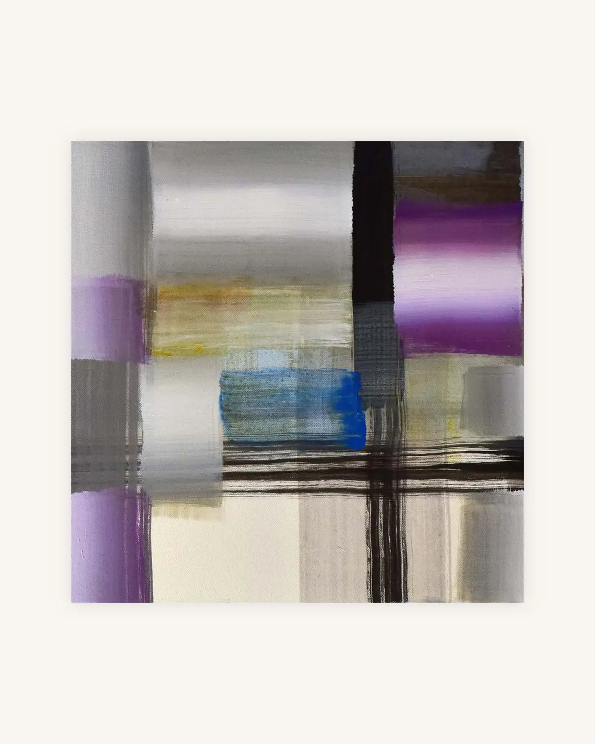 Abstrakt Grau 1 & 2, Diptychon 2
