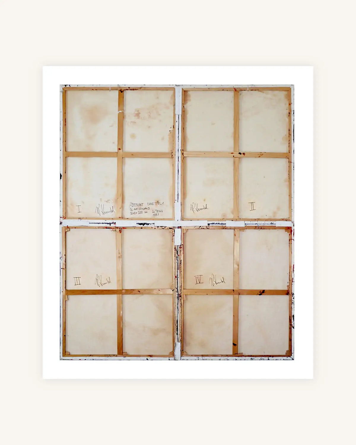 Abstrakt ohne Titel No. 3 4