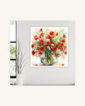 Poppies, lilac and daisies 2