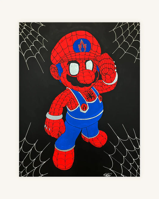 Super Mario Spiderman 0